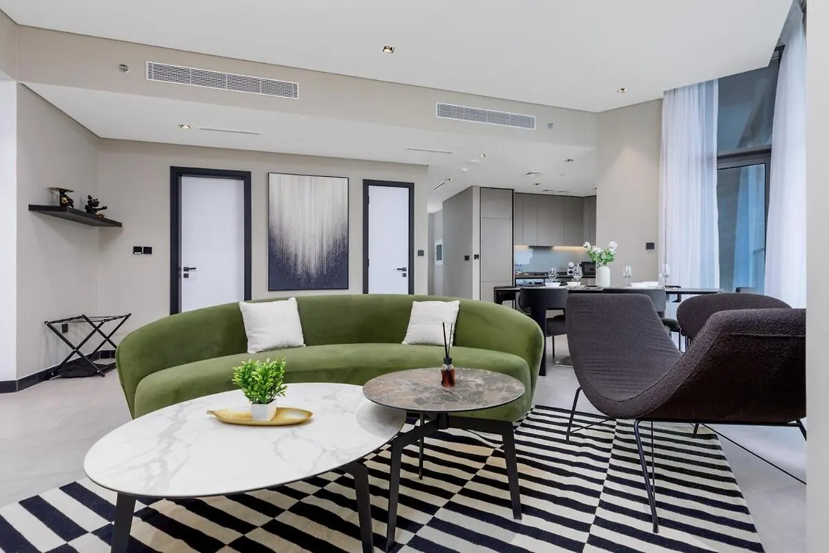 Апартаменты Waves - Elegant Waterfront Living In Dubai'S Business Bay ОАЭ